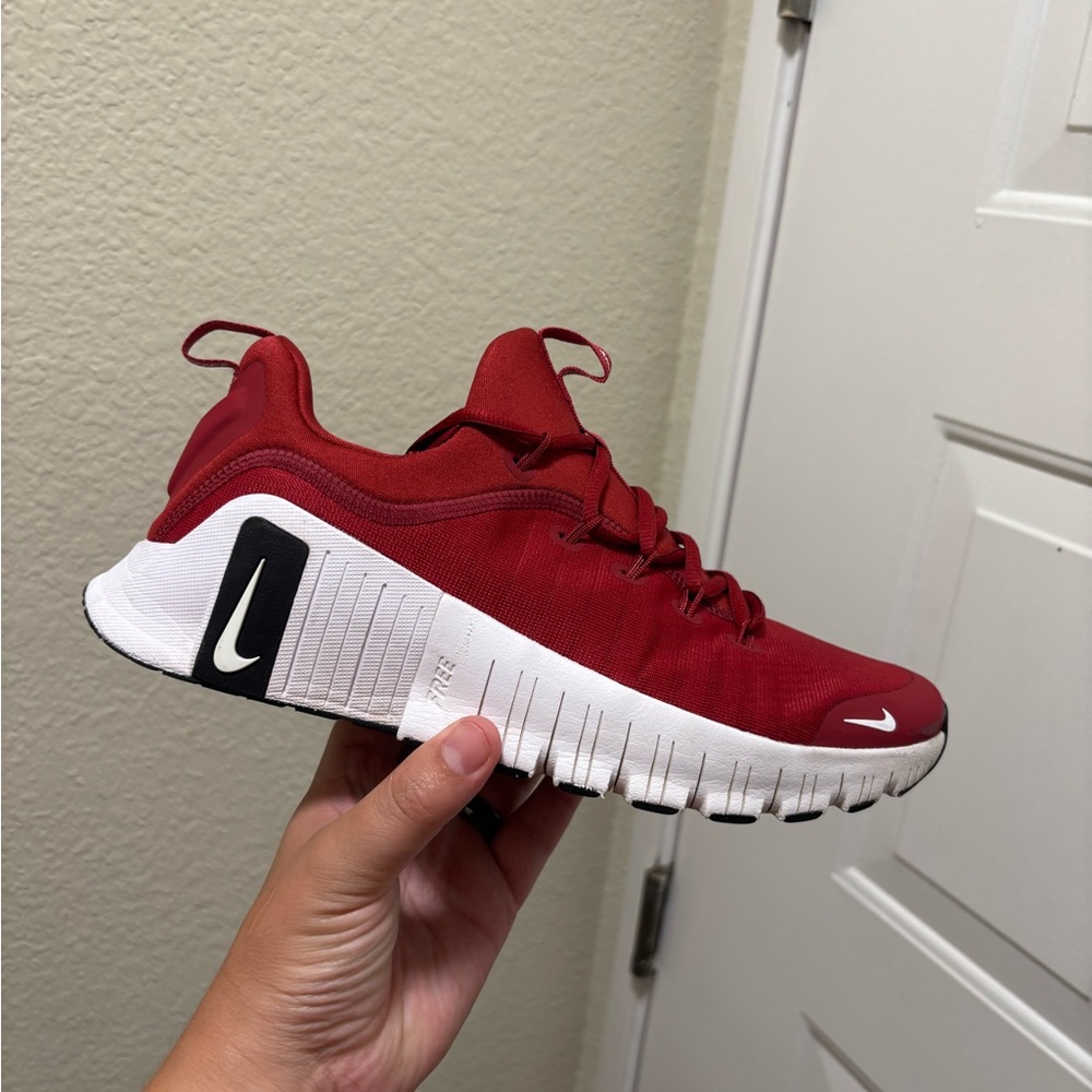 Nike Crimson and White Metcon - Picture 1 of 9